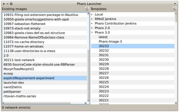 Pharo Launcher screenshot